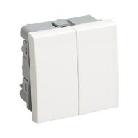 IEK CKK-40D-VD2-K01 ВК1-22-00-П выключатель двухклавишный