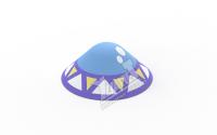Фигура НЛО LRI-02 MAXI из резиновой крошки