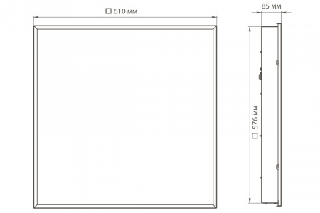 Светильник ОФИС IP54 СВО 33 Вт LE-СВО-03-040-0610-54Х-STABILAR2-1 – №3