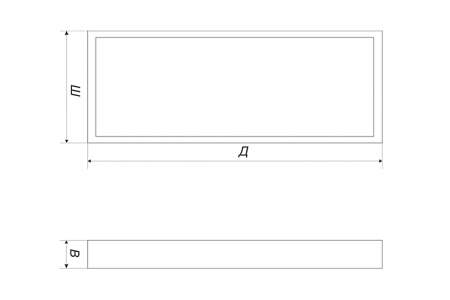 Светильник ОФИС 40 Вт (встраиваемый светильник) LE-СВО-03-040-0368-20Т – №2