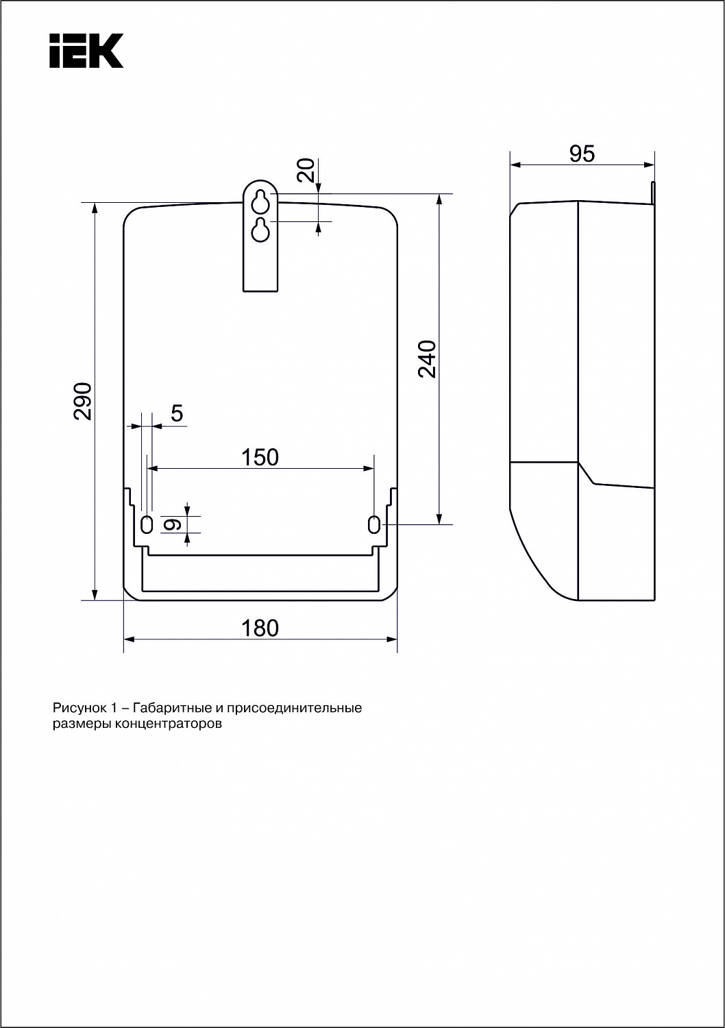 Концентратор STAR PLC+RS-485 IEK