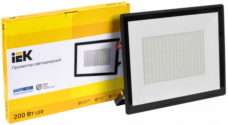 Прожектор светодиодный СДО 06-200 IP65 6500K черный IEK – №2